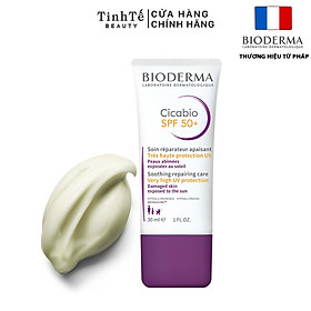 Kem Chống Nắng Phục Hồi Da Tổn Thương Và Hạn Chế Tăng Sắc Tố Sau Viêm Bioderma Cicabio Creme Spf50+ 30ml