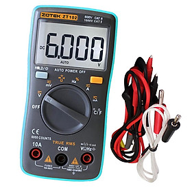 Vạn Năng Kỹ Thuật Số, Tự Động Khác Nhau; 6000 Số Đếm AC/DC Volt Đo Các Biện Pháp Tra Điện Áp, Dòng khả Năng Ch