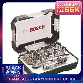 Bộ vặn vít đa năng Bosch 26 chi tiết