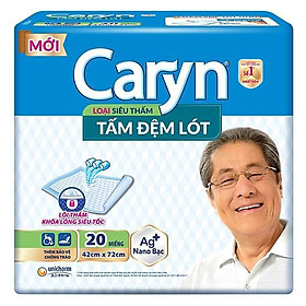 LẺ 1 TẤM TRẢI ĐỆM LÓT- TẤM LÓT NGƯỜI LỚN SIÊU THẤM CARYN 42 X 72 CM