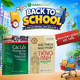 Combo 2 Cuốn Giải Thích Ngữ Pháp Và Các Lỗi Trong Tiếng Anh