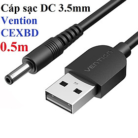 Cáp sạc DC 5V USB to 3.5mm Vention CEXBD _ hàng chính hãng