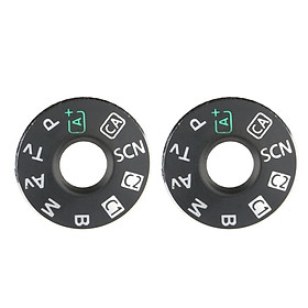 2x Dial Mode Plate Interface  Replacement Part for  EOS 6D with Tape