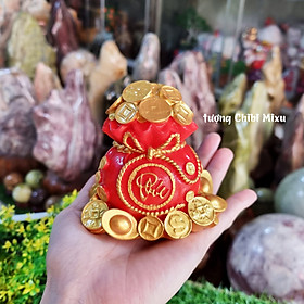 Túi vàng chữ Phúc - Phú Quý Bình An - mẫu túi màu đỏ