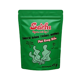 Bánh tráng nướng tẩm vị Rong biển Sachi 45gram.