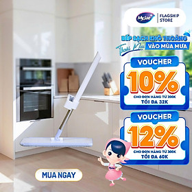 Cây lau nhà sợi Microfiber tự vắt 380Plus MyJae