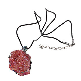 Fashion Red Agate Pendant Necklace Lady Women Gift