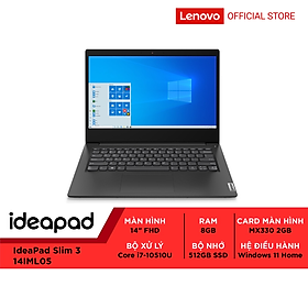 Mua Laptop Lenovo IdeaPad Slim 3 81WA00QGVN | i7-10510U | 8GB | 512GB | MX330 | Win 11 - Hàng chính hãng