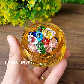 Mua Combo Bát Tụ Bảo 6cm kèm 40 thỏi vàng nhiều màu size 1.5cm