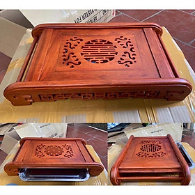 Mua Khay Trà Cuốn Thư Gỗ Hương Sang Trọng