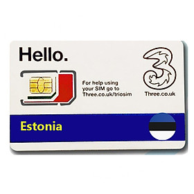 Sim du lịch Estonia 4g tốc độ cao