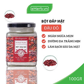 Bột Đậu Đỏ Nguyên Chất Đắp Mặt Nạ Ngăn Ngừa Mụn, Dưỡng Da Trắng Mịn MILAGANICS 100g (Hũ)