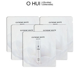 Bộ Tinh chất và Kem dưỡng trắng OHUI Extreme White 10x1ml/gói-Gimmick
