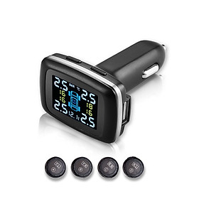 Cảm biến áp suất lốp dạng tẩu gắn van ngoài ô tô, xe hơi TPMS C100