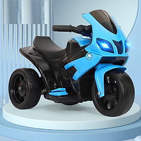 Xe máy điện trẻ em cao cấp - có bộ phát nhạc - Xe máy điện có bàn chân ga - Mẫu cao cấp có thêm điều khiển từ xa
