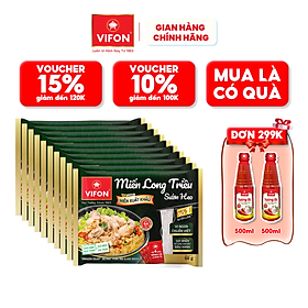 Thùng 20 gói Miến Long Triều Cua/ Sườn Heo VIFON Chất lượng xuất khẩu 68gr/gói