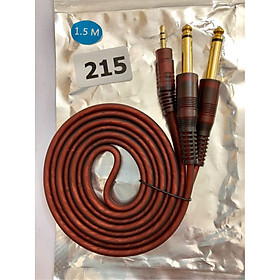 Mua CÁP 215 1 ĐẦU 3.5 RA 2 ĐẦU 6 LI DÀI 1 5 MÉT
