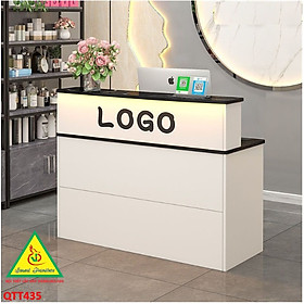Mua Quầy tiếp tân  Quầy thu ngân  bàn thu ngân  QTT434 - NỘI THẤT LẮP RÁP VIENDONGADV