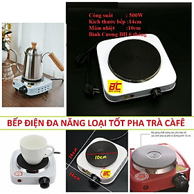 (GIÁ RẺ) Bếp điện mini hồng ngoại đa năng pha trà cafe nấu mì pha sữa 500w loại tốt hàng cao câp