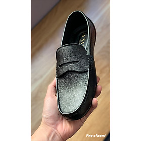 Giầy Mọi, Giầy Lười Nam Đế Bệt Da Bò Tomshoes, Cam Kết Da Thật 100