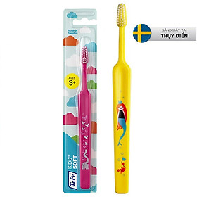Bàn Chải Đánh Răng Trẻ Em TePe Kids X-Soft (Vỉ) – Siêu Mềm Cho Bé Trên 3 Tuổi - Nhập Khẩu Thuỵ Điển
