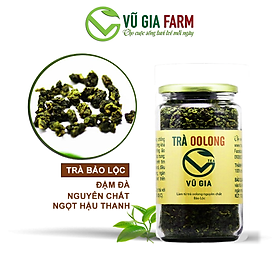 Trà Oolong Nguyên Chất Bảo Lộc Vũ Gia (85gr/hũ) - Nguyên liệu nấu trà sữa trân châu thơm ngon tại nhà, giảm cân an toàn
