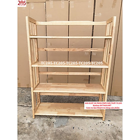 Mua Kệ Sách Đứng 4 Tầng Phương Lâm (28 x 80 x 120 cm) - Màu Tự Nhiên