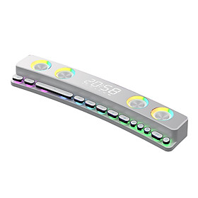 Portable BT Wireless Speaker Soundbar USB 3D Stereo Subwoofer Multifunctional Home Indoor Sound Machine Computer