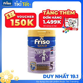 Sữa Bột Friso Gold 5 Dành Cho Bé Từ 4 Tuổi Trở Lên 900g