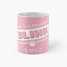 Cốc uống nước BlackPink Logo nhóm ly sứ có quai