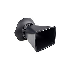 Bộ Mở Rộng Kính Ngắm LCD Đành Cho Máy Ảnh DSLR Canon 5DII 7D 500D Nikon D700 D800 Đen (2.8 x 3.0 inch)