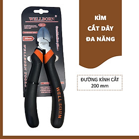Kìm cắt dây - Kìm cắt dây điện đa năng, tay cầm bọc nhựa cao cấp - Cắt đường kính sản phẩm đến 200mm ( 8 inch )
