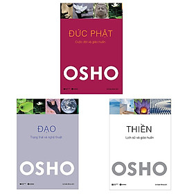 Bộ 3 cuốn tuyệt tác của Osho: Đức Phật - Đạo - Thiền ( Tái Bản 2021 )