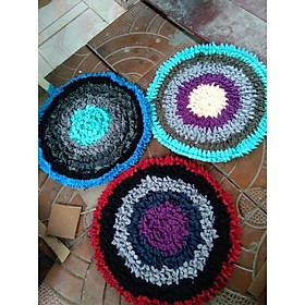 Mua thảm lau chân tròn hình hoa loại to (đk 43cm)