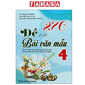 Sách - 270 Đề Và Bài Văn Mẫu 4