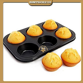 Mua Khuôn Nướng Làm Bánh Muffun Cupcake Chống Dính Loại 6 ô To 26*18*2.8cm