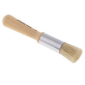 Wooden Natural Bristle Sstencil Brush Oil Painting Acrylic Brush for Kids