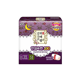Sofy Gui Ailang (Guai Ai Niang) Sanitary Napkins 33cm Night Use 12 Pieces