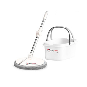 Mua BỘ CÂY LAU NHÀ 360 - KYOSEOUL BN1905  HÀN QUỐC  SẠCH GẤP 5 LẦN VỚI SÀN GẠCH VÀ SÀN GỖ TỰ VẮT  2 BÔNG LAU