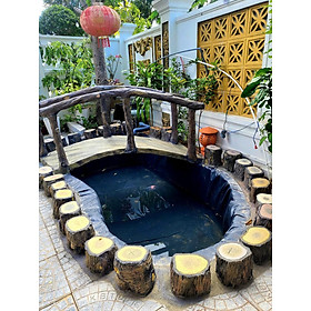 Mua BẠT LÓT HỒ CÁ KOI HDPE KHỔ 5m dày 0.3mm