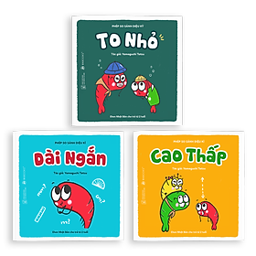 [Download Sách] Sách Ehon Nhật Bản - Combo 3 cuốn Phép so sánh diệu kỳ - Dành cho trẻ từ 2 tuổi