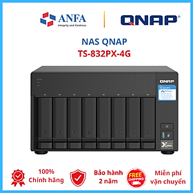 Mua Thiết bị lưu trữ Nas QNAP  Model: TS-832PX-4G - Hàng chính hãng