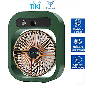 Mua Quạt Mini Phun Sương  Quạt Tích Điện Tạo Ẩm SeaSy  Phun Sương Tạo Ẩm  Điều Hòa Không Khí  3 Cấp Độ Gió  Cảm Ứng Vân Tay 1 Chạm - Hàng Chính Hãng