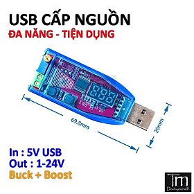 Mua USB Cấp Nguồn Tăng Áp Hạ Áp Đa Năng 1-24VDC