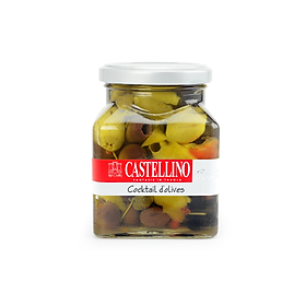 Castellino Oliu Xanh & Đen Không Hạt Ngâm