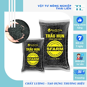Mua Trấu Hun Sfarm Đặng Gia Trang - Nhẹ  Sạch  Tơi Xốp  Giữ Ẩm Tốt - Key: Hạt Giống  Đất sạch  Phân Bón  Hữu Cơ  Xơ Dừa