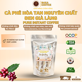 Cà Phê Hòa Tan Nguyên Chất SỮA GIÀ LÀNG - Bì Zip 10 gói
