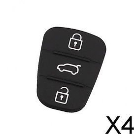 4xCar 3 Buttons Remote Key Cover Case Shell For Hyundai I30 IX35 Kia K2 K5