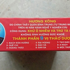 Combo 5 hộp thuốc xông nhà thảo dược dễ sử dụng không dùng than