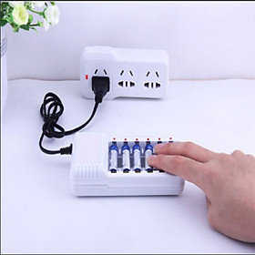Mua Bộ sạc pin tiểu 8 pin kèm 8 pin AA